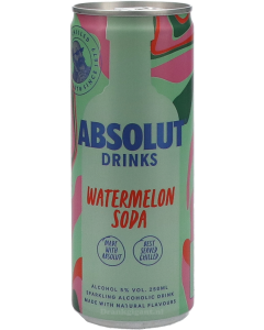 Absolut Watermelon Soda Op=Op (THT 02-24)