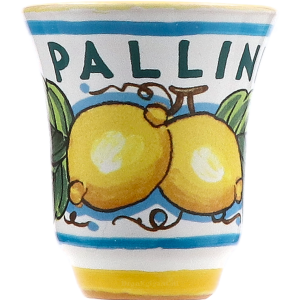 Pallini Ceramic Limoncello Glas Geel
