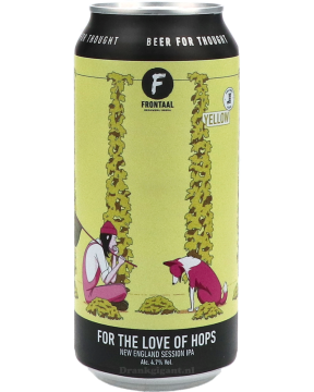 Frontaal For The Love Of Hops Yellow New England Session IPA