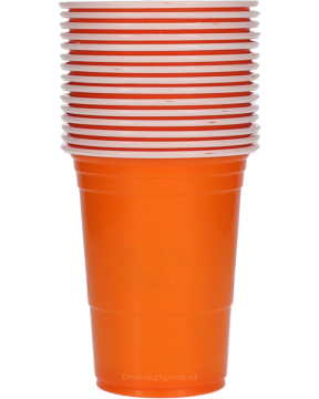 Orange Cups 15 Stuks