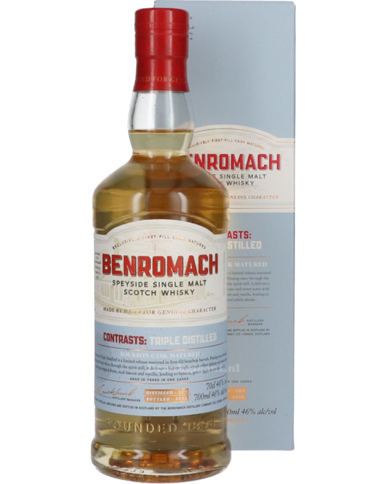 Benromach Contrasts Triple Distilled 10 Years