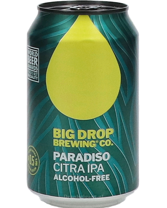 Big Drop Paradiso Alcohol vrij