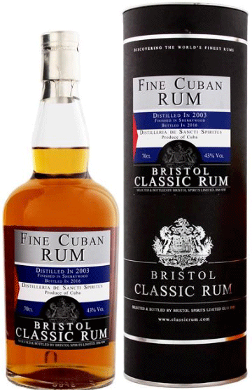 Bristol Fine Cuban Rum 2003 Sherry Finish