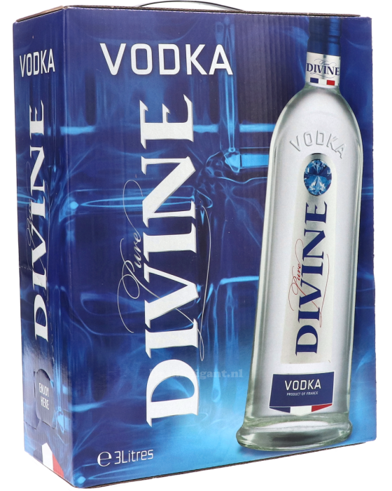 Divine Vodka 3 Liter Box