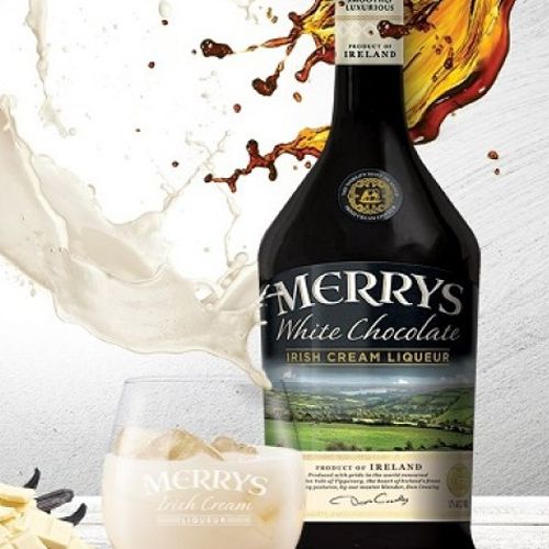 Merrys White Chocolate Irish Cream Liqueur Cadeaupakket
