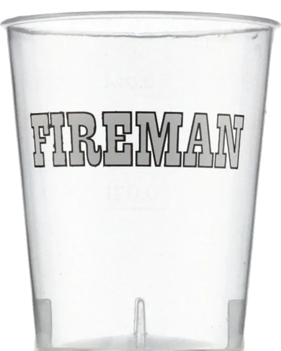 natuurlijk lexicon bezig Fireman Shotglas Plastic online kopen? | Drankgigant.nl