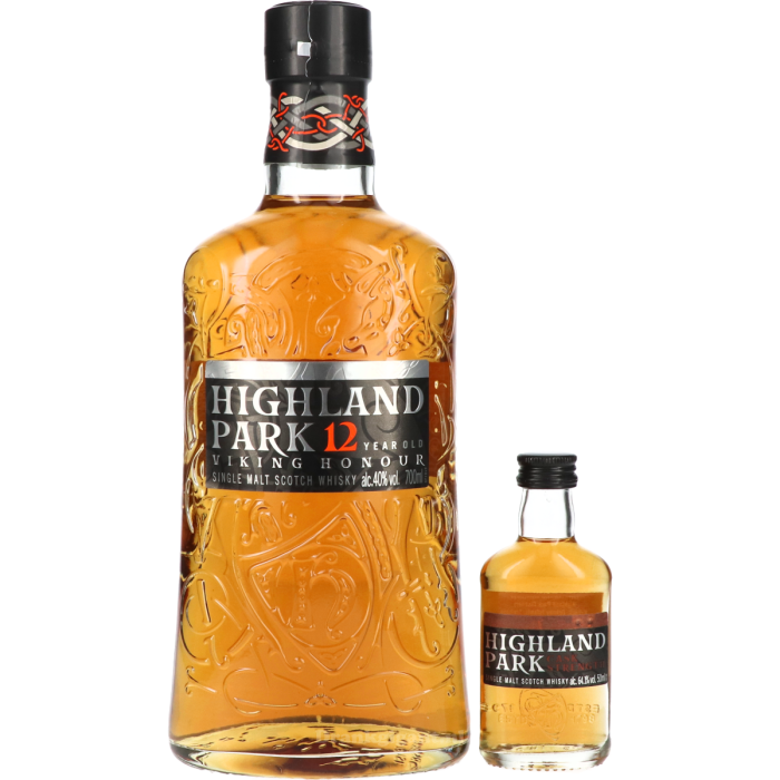Highland Park 12 Year + Mini Cask Strength Release No.3