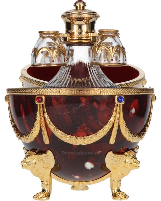 Imperial Collection Faberge Ei Wit-Rood