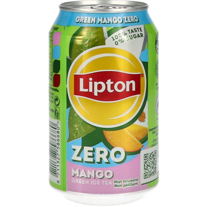 Lipton Ice Tea Green Mango Zero 24x33cl (Tray)