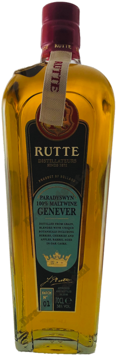 Rutte Paradyswyn 100% Maltwine Genever 2.0