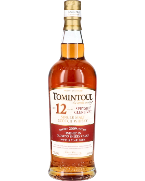 Tomintoul 12 Year Oloroso Sherry Cask 2009 Limited Edition