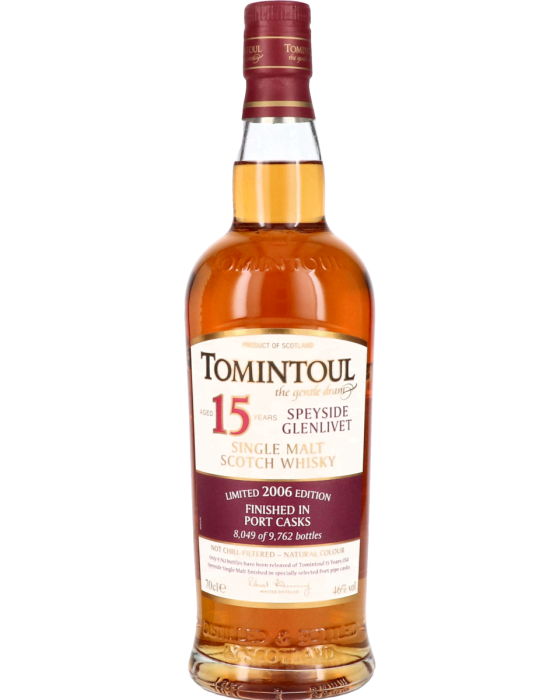 Tomintoul 15 Years Port Cask Finish 2006 Edition