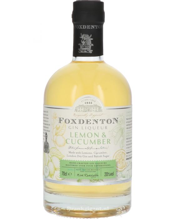 Foxdenton Lemon & Cucumber Gin Liqueur