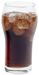 Vintage Coca Cola glas