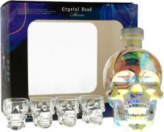 Crystal Head Aurora Gift Set met Glazen