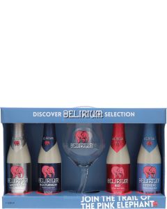 Delirium Discovery Box Luxe 4 Flessen + Glas