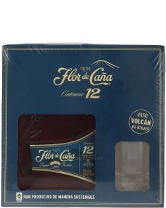 Flor De Cana 12 Year + glas