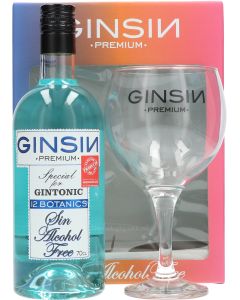 GinSin 12 Botanicals Alcohol Free + Copa Glas