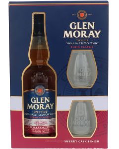 Glen Moray Sherry Gift + 2 Glazen