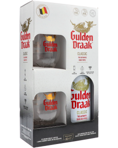 Gulden Draak Classic Giftpack + 2 Ei-bokalen