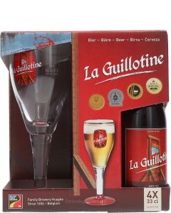 La Guillotine Cadeaupakket met Glas