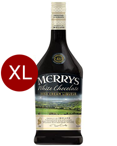 Merrys White Chocolate Irish Cream Liqueur XXL