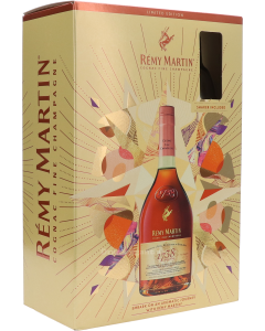 Remy Martin 1738 + RVS Shaker Giftpack