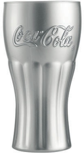 Coca Cola Mirror Glas Zilver